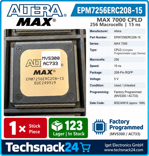Altera epm7256erc208 max - altera,