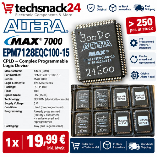Altera epm7128eqc100 max - epm7128eqc100-15,